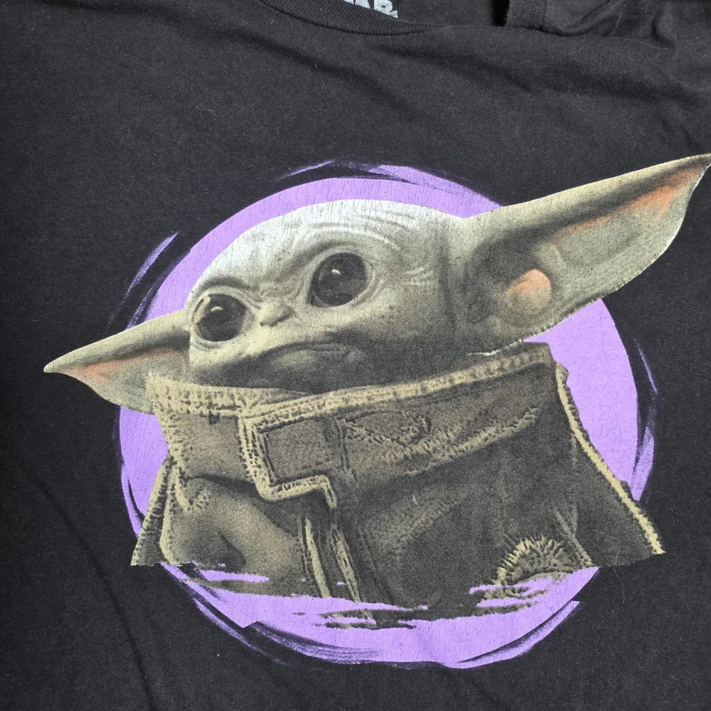 Star Wars Fith Sun‎ Men's The Mandalorian The Child Portrait T-shirt Size Large